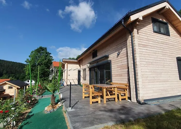 Holzhaus Am Mit Panoramablick Trausnitz